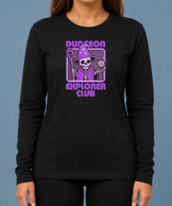 Hot Good RPG Mage Skull Long Sleeve Shirt