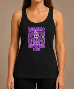 Hot Good RPG Mage Skull Tank Top