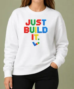 Hot Nice Just Build It Master Builder Building Block Sweater