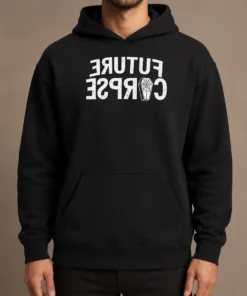 Hot Original Distressed Future Corpse With Coffin Hoodie