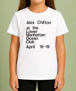Hot Pretty Alex Chilton At The Lower Manhattan Ocean Club April 18 19 Kids T-Shirt