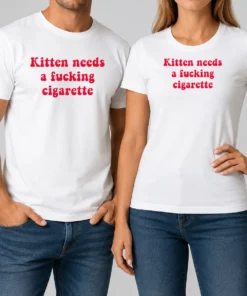 Hot Pretty Kitten Needs A Fucking Cigarette Cat