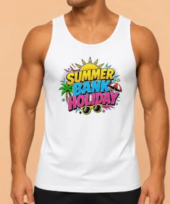 Hot Pretty Pop Art Summer Bank Holiday Comic Halftone Beach Tank Top