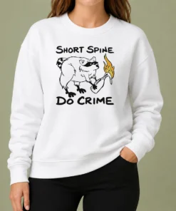 Hot Pretty Short Spine Do Crime Raccoon With Molotov Cocktail Sweater
