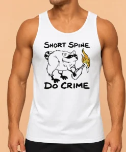 Hot Pretty Short Spine Do Crime Raccoon With Molotov Cocktail Tank Top
