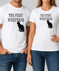 Hot Pretty The Pussy Whisperer With Black Cat Silhouette