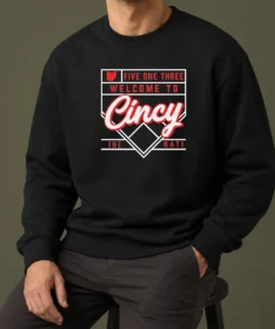 Nice Awesome Five One Three Welcome To Cincy The Nati Sweater