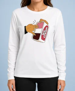 Nice Awesome ICE Cream Fingers Naughty Humor Funny Long Sleeve Shirt