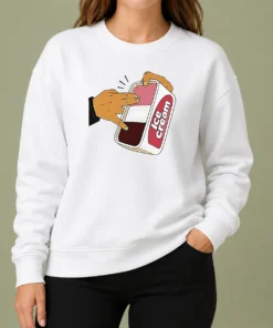 Nice Awesome ICE Cream Fingers Naughty Humor Funny Sweater