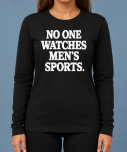 Nice Awesome No One Watches Men'S Sports Satire Ironic Long Sleeve Shirt