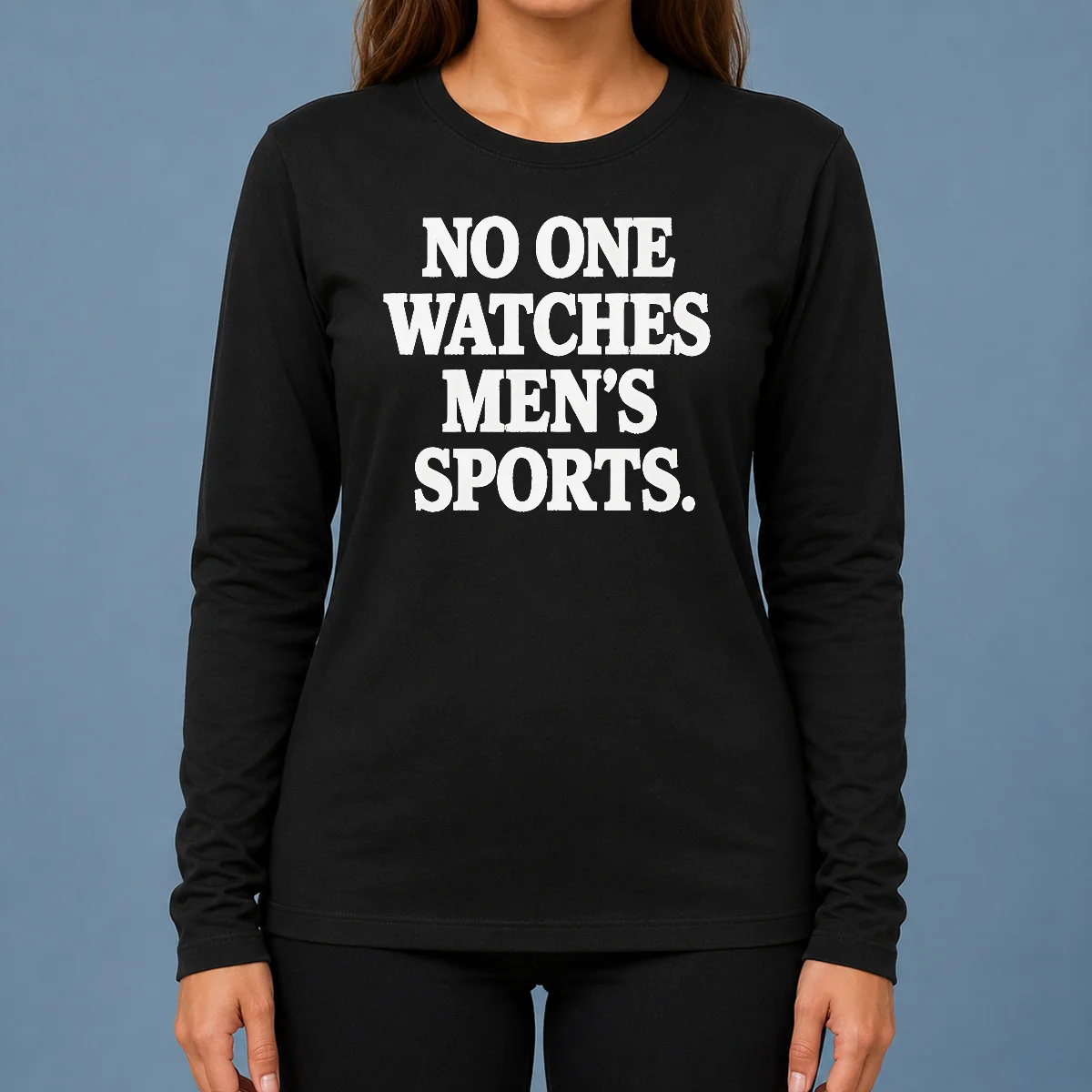 Nice Awesome No One Watches Men'S Sports Satire Ironic Long Sleeve Shirt