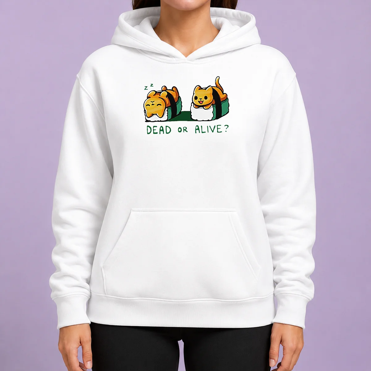 Nice Good Cat Sushi Dead Or Alive Hoodie