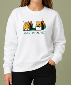 Nice Good Cat Sushi Dead Or Alive Sweater