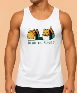 Nice Good Cat Sushi Dead Or Alive Tank Top