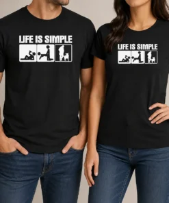 Nice Good Life Is Simple Drinking Dog Funny Beer Patrol Police K9