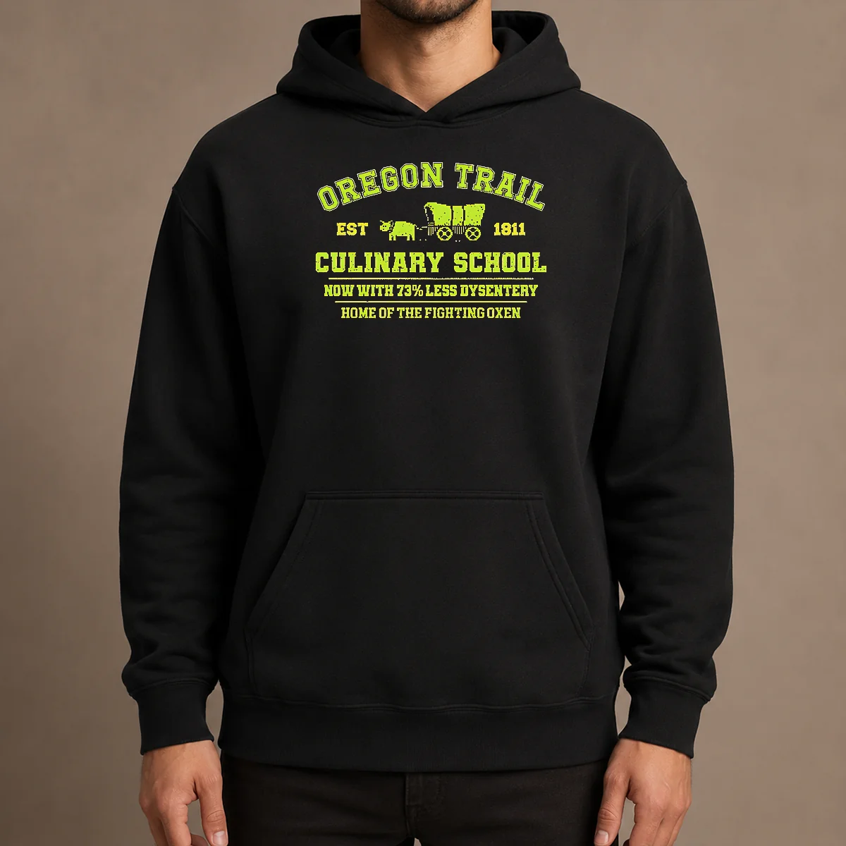 Nice Original Oregon Trail Culinary School Now With 73 Percent Less Dysentery Hoodie