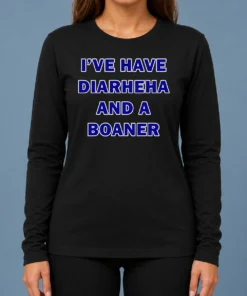 Nice Top I'Ve Have Diarheha And A Boaner Long Sleeve Shirt
