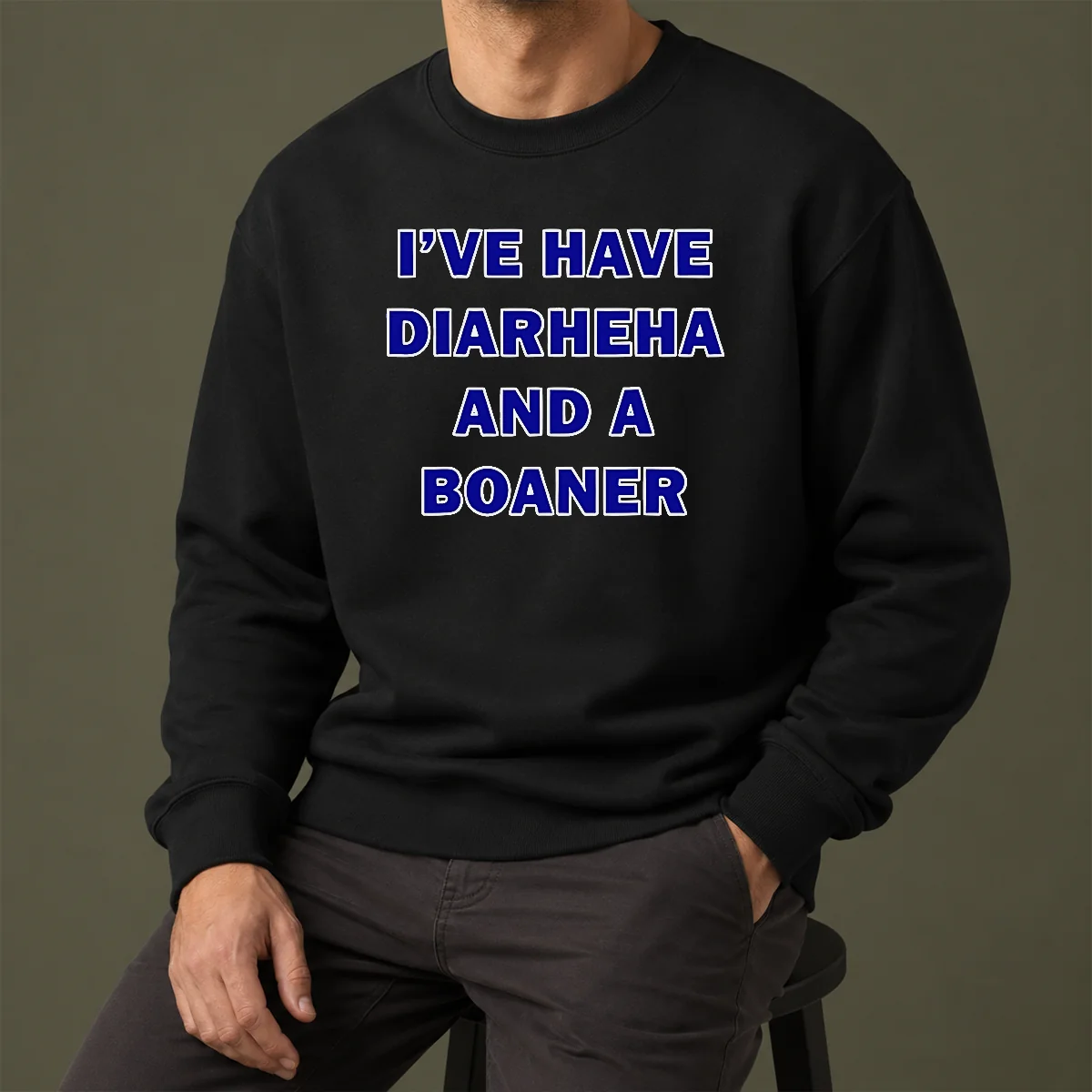 Nice Top I'Ve Have Diarheha And A Boaner Sweater