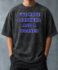Nice Top I'Ve Have Diarheha And A Boaner Washed T-Shirt