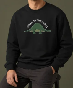 Official Normal Distribusaurus Geek Sweater
