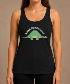 Official Normal Distribusaurus Geek Tank Top