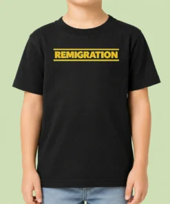 Original Remigration Political Migration Policy Kids T-Shirt