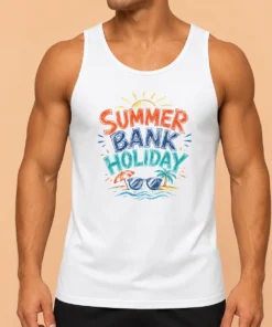 Original Top Sketch Summer Bank Holiday Beach Sunglasses Palm Tank Top