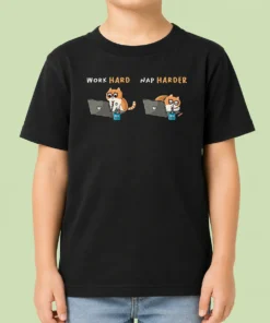 Original Work Hard Nap Harder Kids T-Shirt