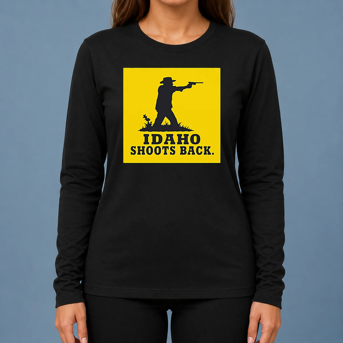 Premium Awesome Idaho Shoots Back Long Sleeve Shirt