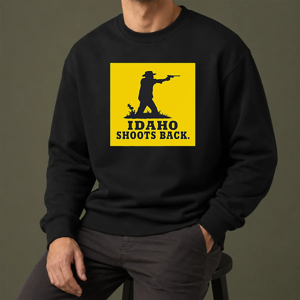 Premium Awesome Idaho Shoots Back Sweater