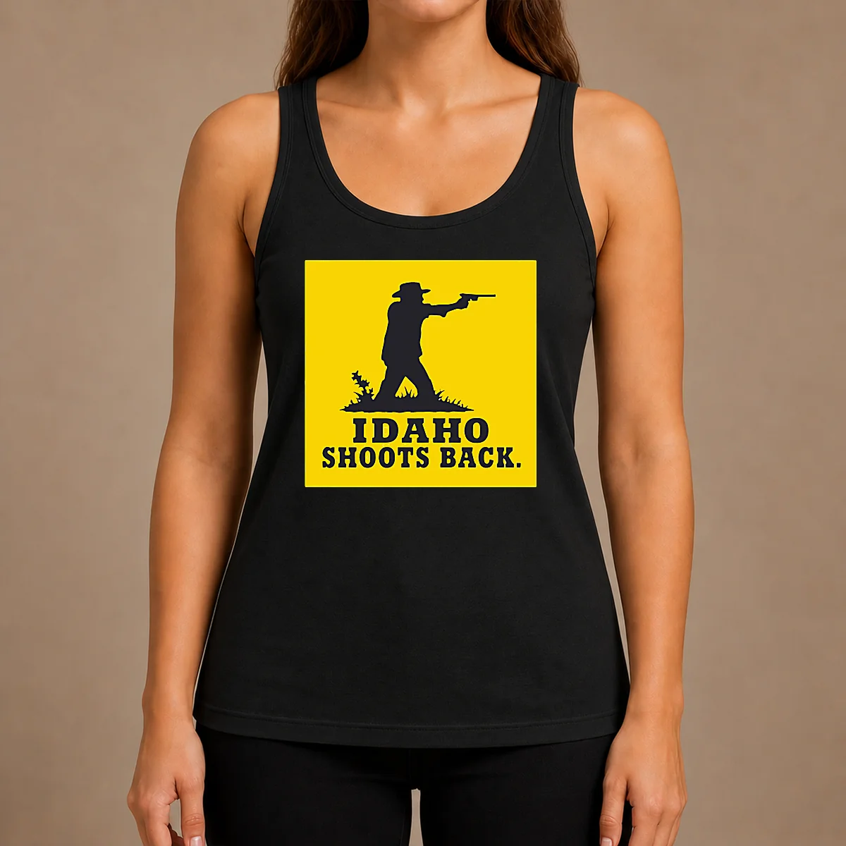 Premium Awesome Idaho Shoots Back Tank Top