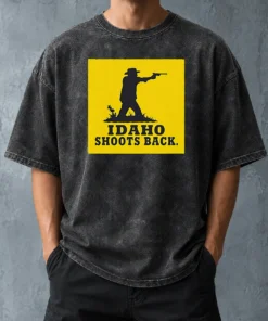 Premium Awesome Idaho Shoots Back Washed T-Shirt