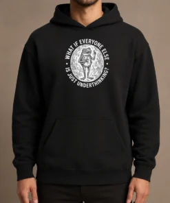 Premium Funny What If Everyone Else Is Just Underthinking Frog Coffee Lover Hoodie