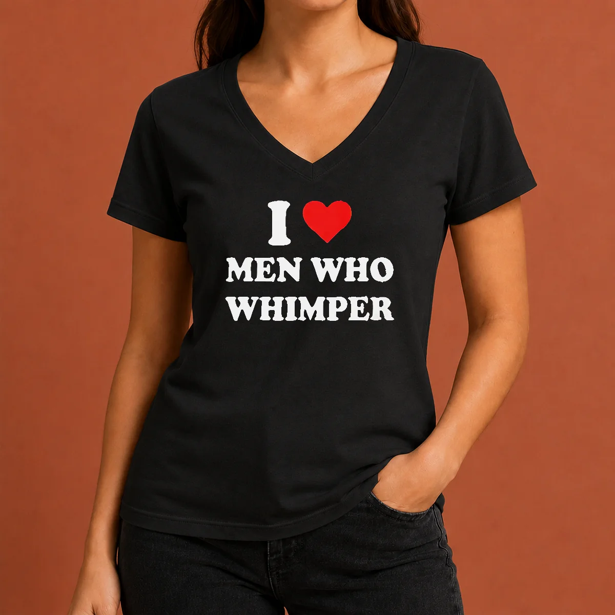 Premium Good I Love Men WHO V-Neck Shirt Premium Good I Love Men WHO V-Neck Shirt