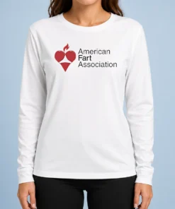 Premium Nice American Fart Association Parody Logo Long Sleeve Shirt