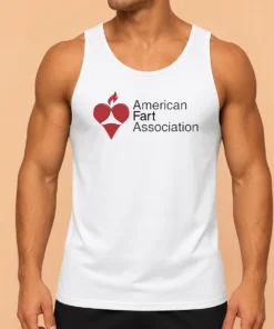 Premium Nice American Fart Association Parody Logo Tank Top