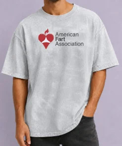Premium Nice American Fart Association Parody Logo Washed T-Shirt
