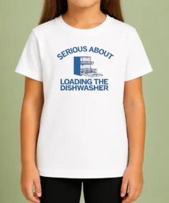 Premium Pretty Serious About Loading The Dishwasher Kitchen Kids T-Shirt