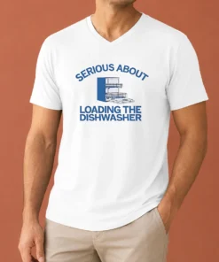 Premium Pretty Serious About Loading The Dishwasher Kitchen V-Neck Shirt
