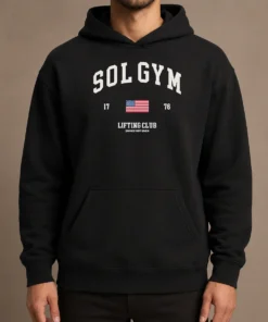 Premium Solgym Lifting Club Earned Not Given 1776 Distressed Hoodie