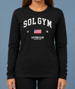 Premium Solgym Lifting Club Earned Not Given 1776 Distressed Long Sleeve Shirt