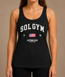 Premium Solgym Lifting Club Earned Not Given 1776 Distressed Tank Top