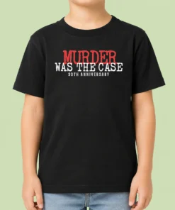 Premium Top Murder Was The Case 30th Anniversary Snoop Dogg Kids T-Shirt
