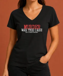 Premium Top Murder Was The Case 30th Anniversary Snoop Dogg V-Neck Shirt