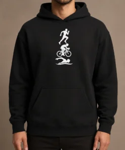 Premium Triathlete Swim Bike Run Hoodie
