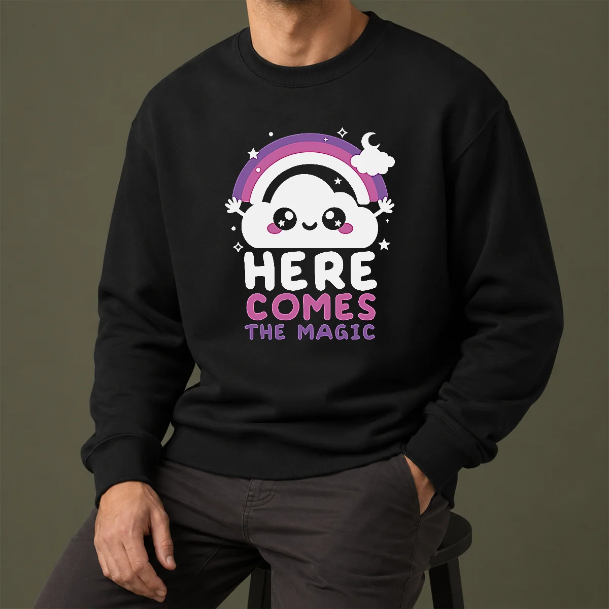 Pretty Cloud Here Comes The Magic Sweater