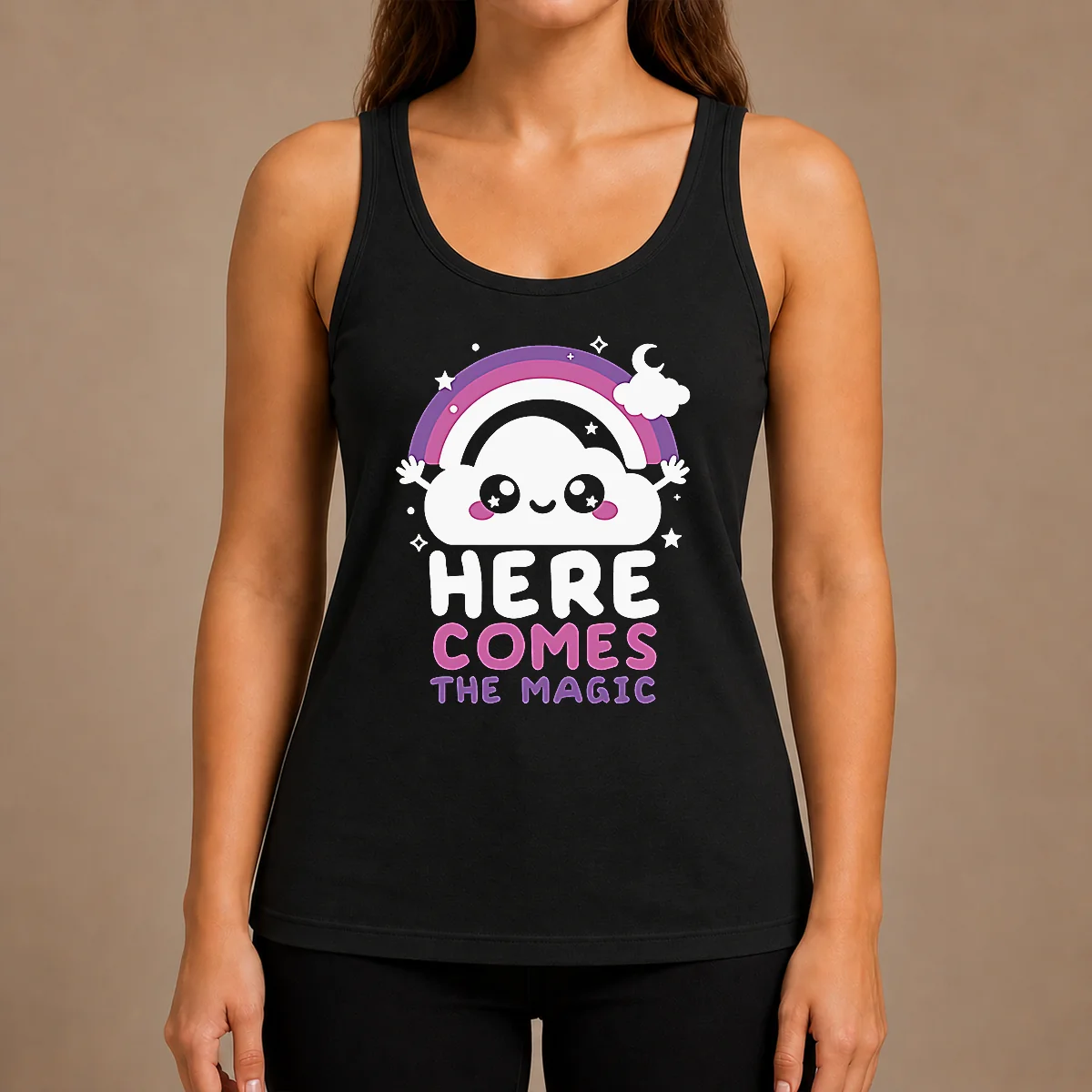 Pretty Cloud Here Comes The Magic Tank Top
