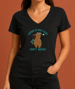 Pretty Napping Is Selfcare V-Neck Shirt