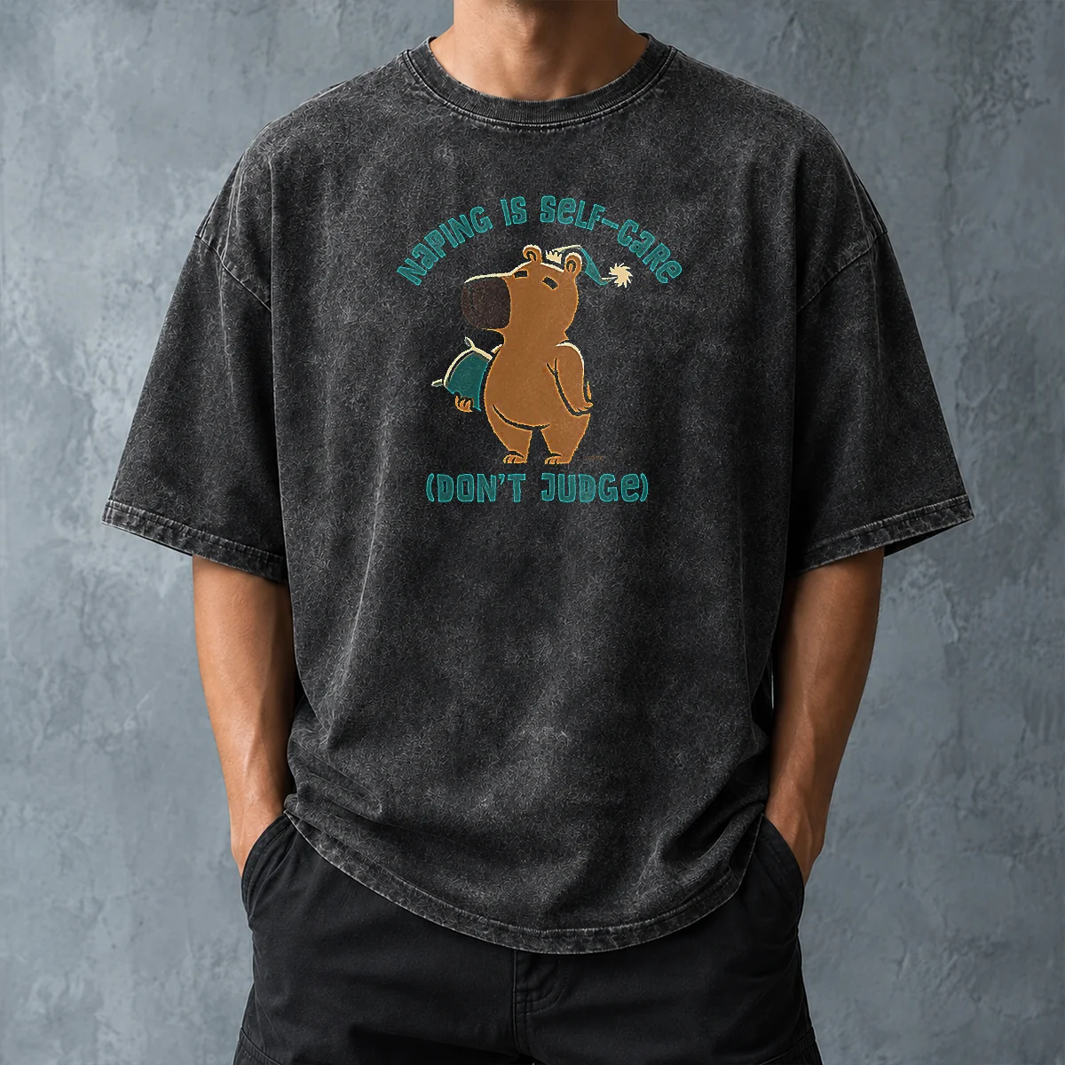 Pretty Napping Is Selfcare Washed T-Shirt