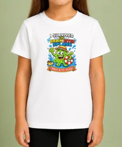 Pretty Nice Brain Biter Splash Pixel Survival Kids T-Shirt